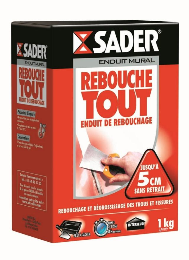 Rebouche tout : enduit de rebouchage en poudre 1kg