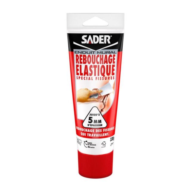 ENDUIT REBOUCHAGE ELASTIQUE PATE TUBE 330G SA