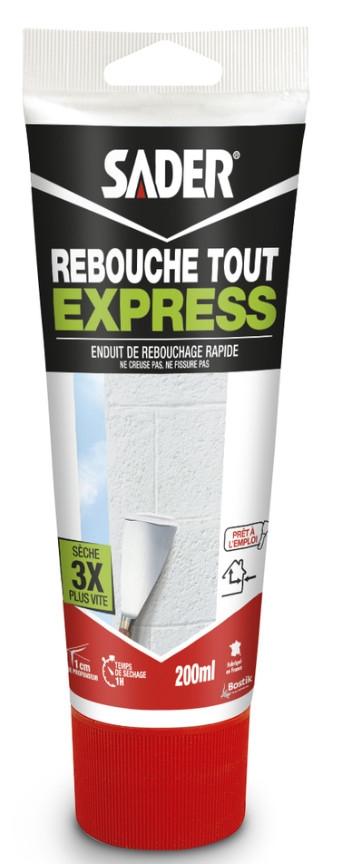 ENDUIT REBOUCHAGE RAPIDE EN PATE TUBE 200ML S