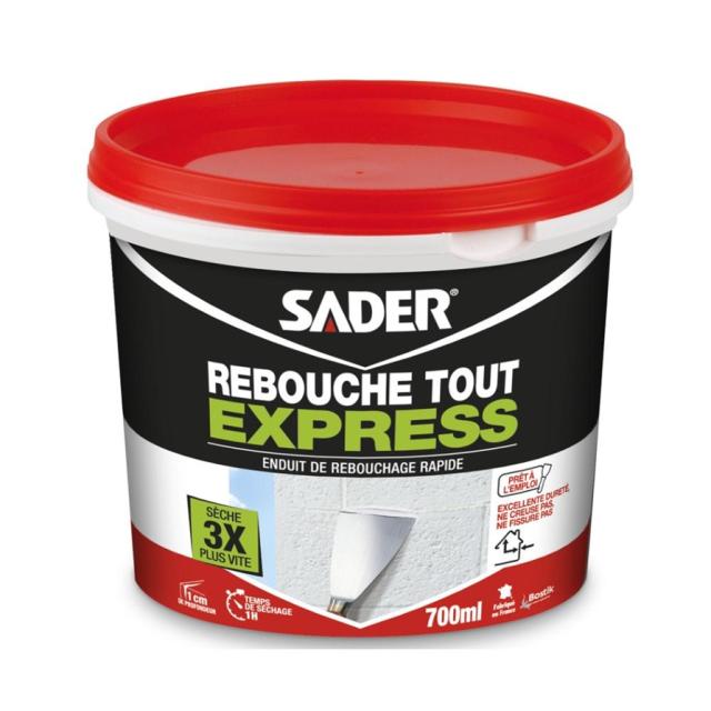 ENDUIT REBOUCHAGE RAPIDE EN PATE POT 700ML SA