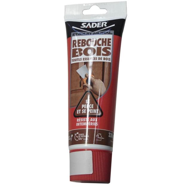 ENDUIT REBOUCHAGE BOIS EN PATE TUBE 330G SADE