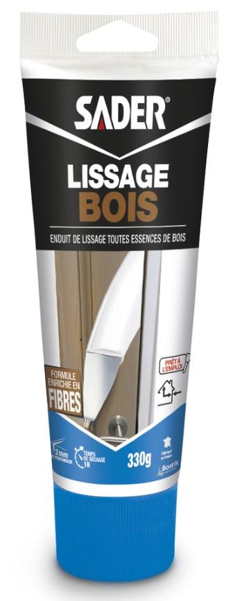 ENDUIT LISSAGE BOIS EN PATE TUBE 330G SADER