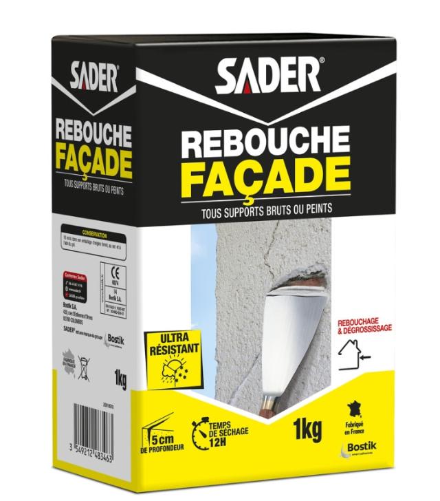 ENDUIT REBOUCHAGE FACADE EN POUDRE ETUI 1KG S