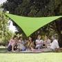 voile d''ombrage complète triangulaire 3.60m - serenity vert pomme - JARDILINE