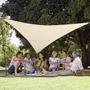pack voile d''ombrage triangulaire 5 m. gamme 