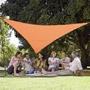 pack voile d''ombrage triangulaire 5 m. gamme 