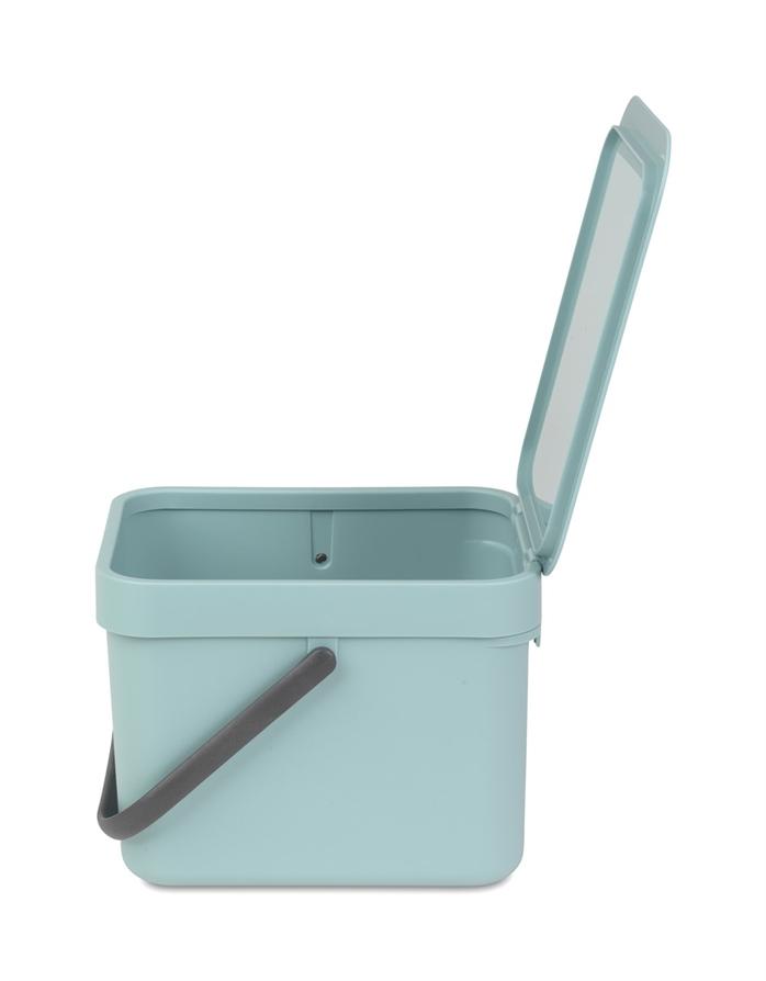 Poubelle Cuisine Sort&Go 6L Menthe - BRABANTIA