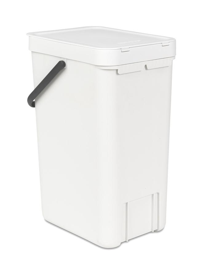 Poubelle Cuisine Sort&Go 16L Blanc - BRABANTIA 