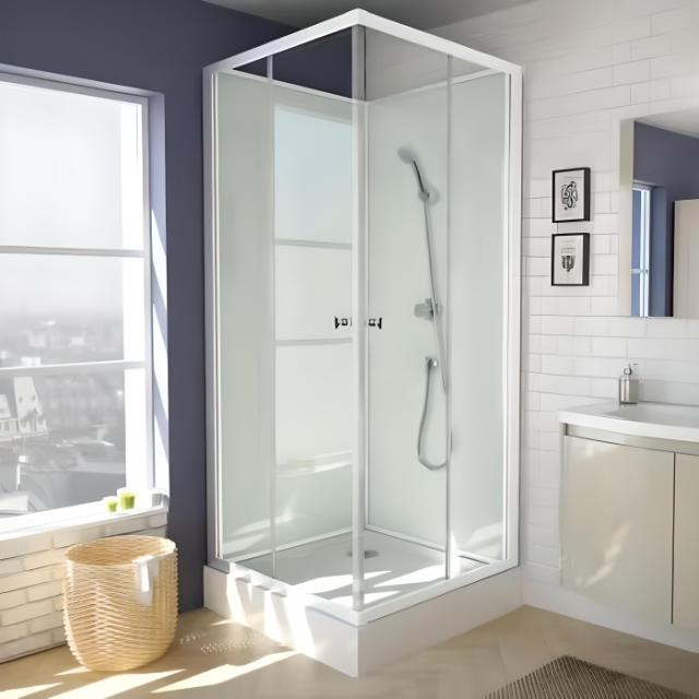 Cabine de Douche Easy Carré - D.80x80x195cm 