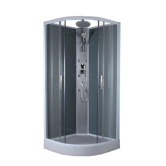 Cabine de Douche Quart de Cercle Bréhat 90x90x225cm - INVENTIV