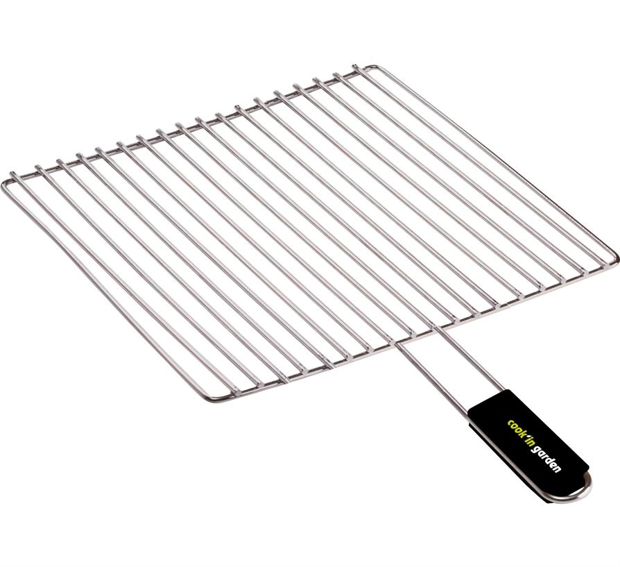 Grille Barbecue Acier Chromé 40x30cm - COOK''IN GARDEN