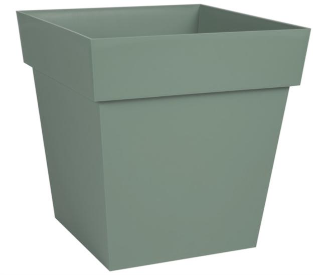 Pot Carré Toscane 22L Vert Laurier