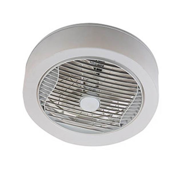 AIR-LIGHT CROWN - Ventilateur de plafond blanc Ø40cm 95W avec couronne d'éclairage LED