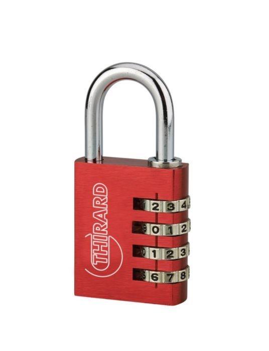 Cadenas maxium code 40mm rouge