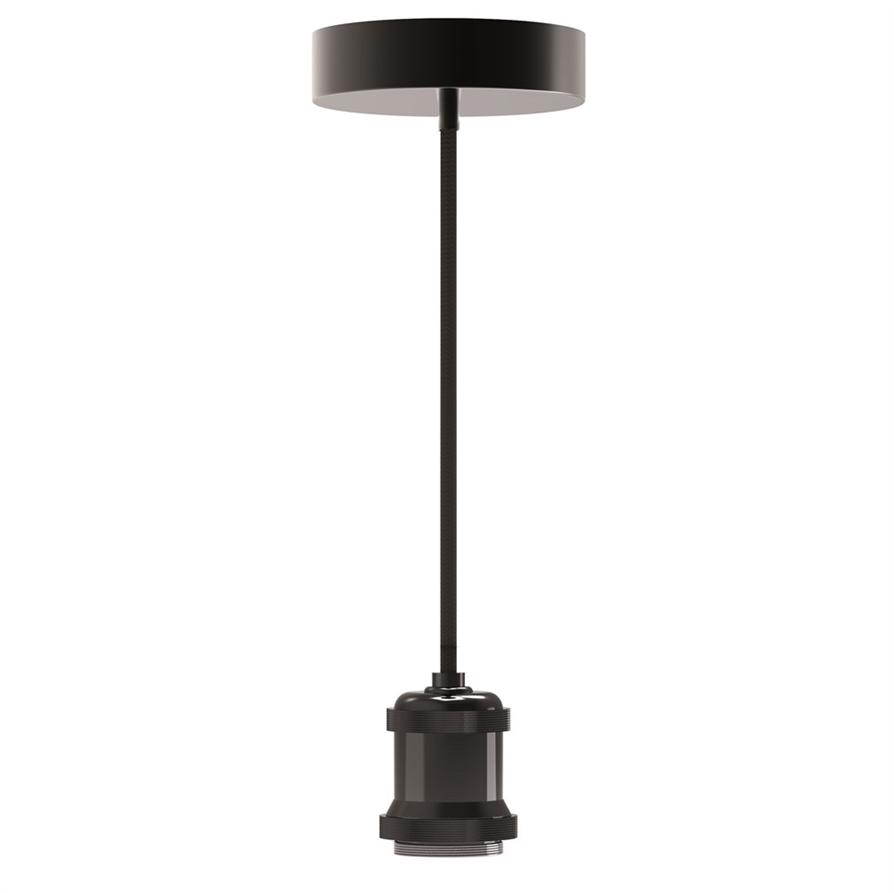 Suspension en Aluminium E27 Noir - XANLITE