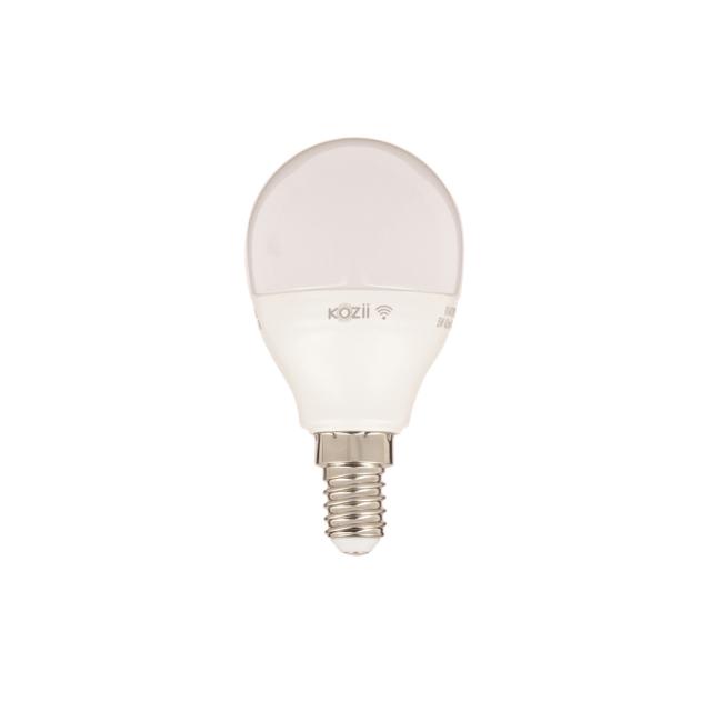 Ampoule LED connectée P45 E27 470lm 6W Variable CCT+RVB - KOZII