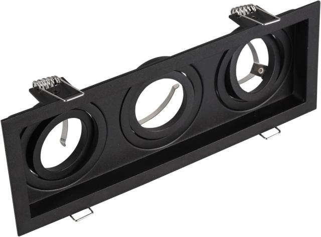 Eclairage encastre trio kenai 3xgu10 25,2x9,2