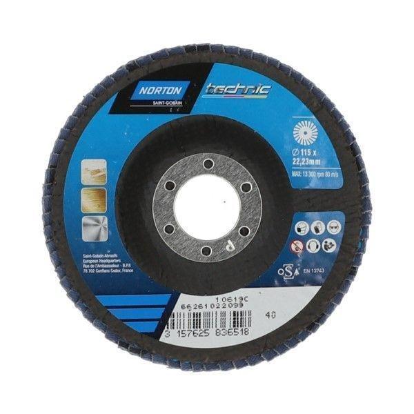 Disque lamelles convex.sup.fibre 115x22 g40