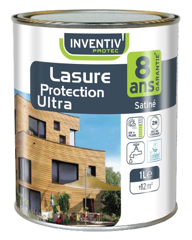 lasure protection ultra 8 ans Inventiv 1l incolore