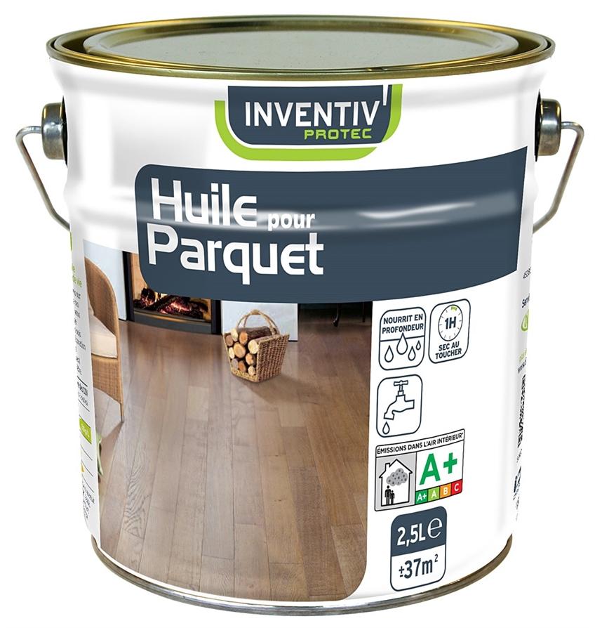 huile pour parquet inventiv'' 2.5l incolore naturel