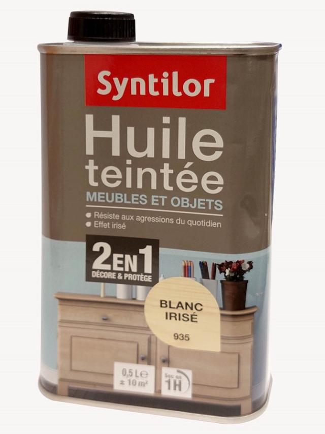 Huile meuble teintee 0,5l blanc