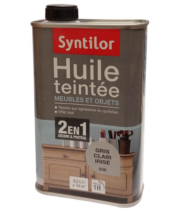 Huile meuble teintee 0,5l gris