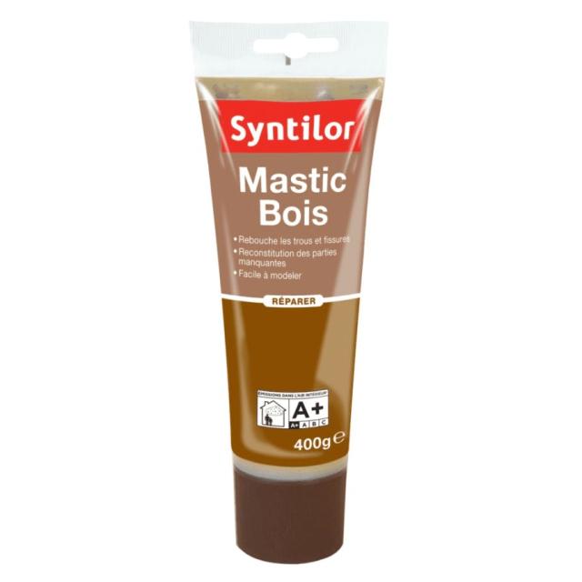 Mastic bois 400g blanc SYNTILOR