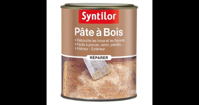 Pâte à bois 500g bois gris SYNTILOR