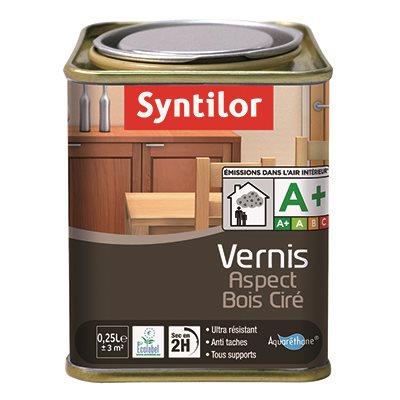 vernis aspect bois cire 0.25l incolore - SYNTILOR