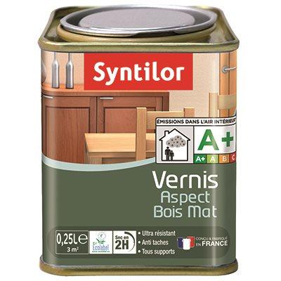 vernis aspect bois mat incolore 0.25l - SYNTILOR