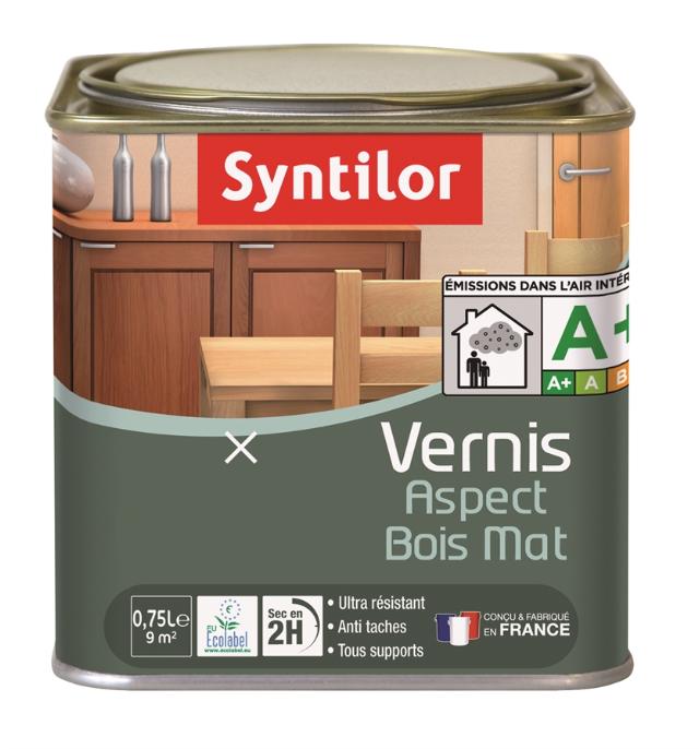 VERNIS ASPECT BOIS MAT INTERIEUR 0.75L WENGE