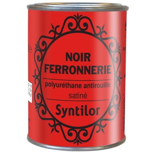 Peinture ferronnerie 250ml noir satiné