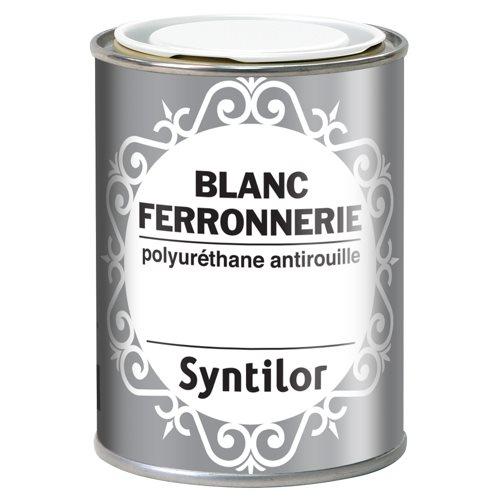 Peinture ferronnerie 250ml blanc satiné