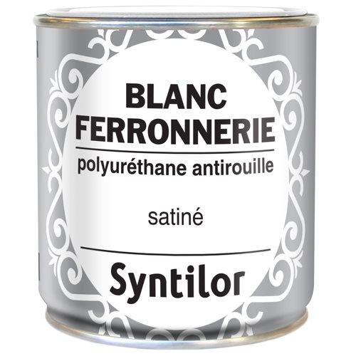 Peinture ferronnerie 375ml blanc satiné