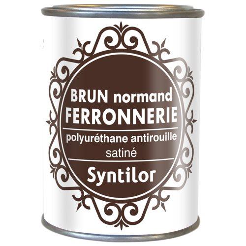 Peinture ferronnerie 250ml brun normand satiné