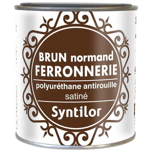 Peinture ferronnerie 375ml brun normand satiné