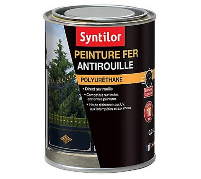 Peinture fer ultra prot.0,25l noir brillant