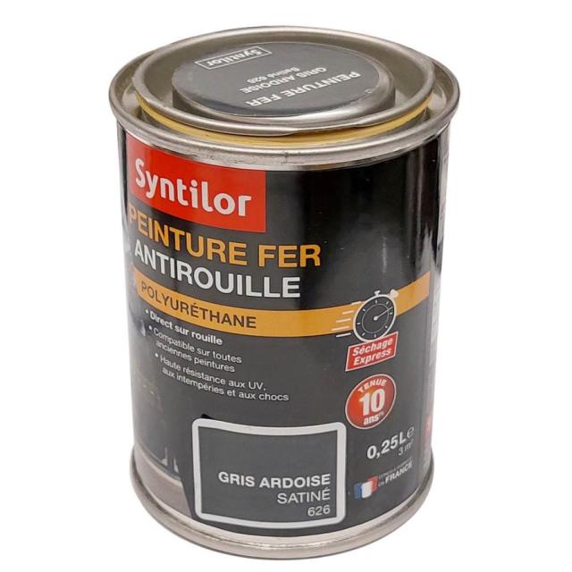 Peinture fer ultra prot.0,25l gris ardoise