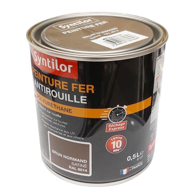 PEINTURE FER ULTRA PROT.0,5L BRUN NORMAND