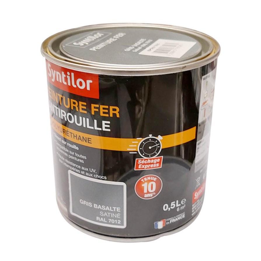 Peinture fer ultra prot.0,5l gr b sat 7012