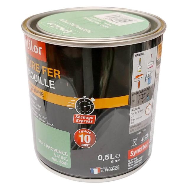 PEINTURE FER ULTRA PROT.0,5L VERT PR SAT 6021