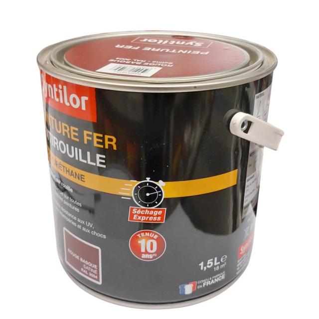 PEINTURE FER ULTRA PROT.1,5L ROUGE BASQUE