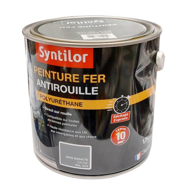 Peinture fer ultra prot.1,5l gr b sat 7012