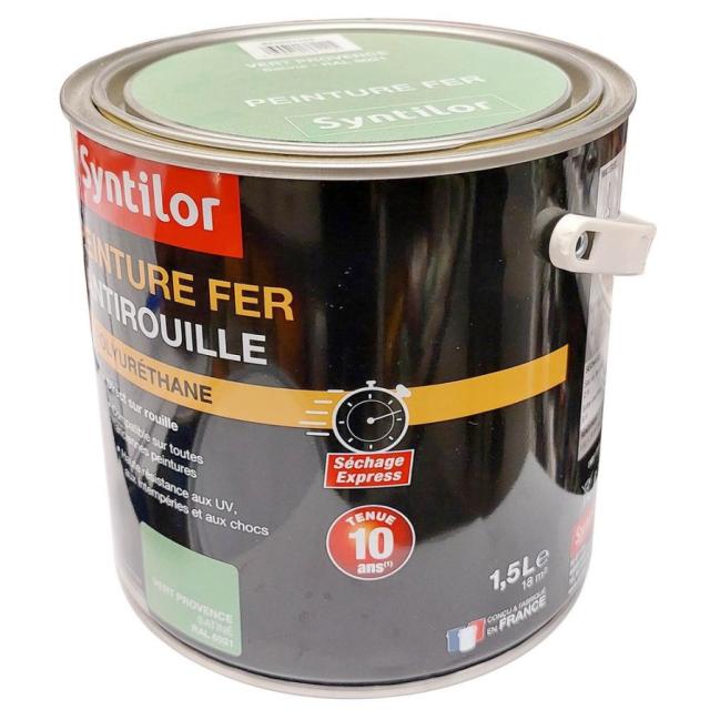 Peinture fer ultra prot.1,5l vert p sat 6021