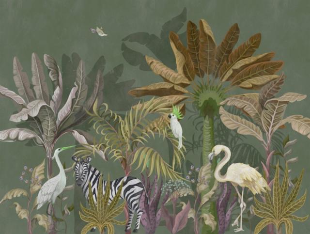 Papier peint panoramique Végétal Animals - AS CREATION