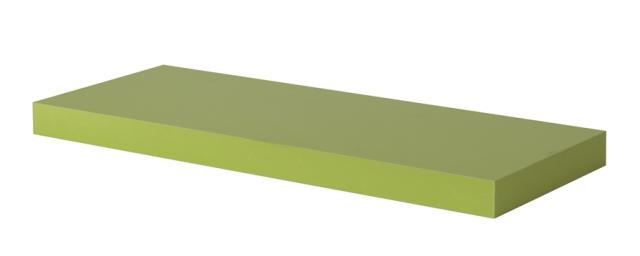 Etagère murale  vert 60x23.5 cmx38mm