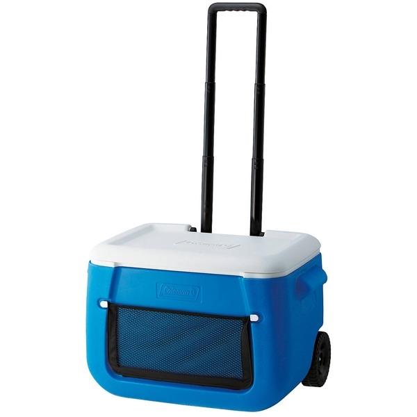 Glacière Coleman  50QT Polylite Wheeled Mesh Bleu Avec Roues - 46L