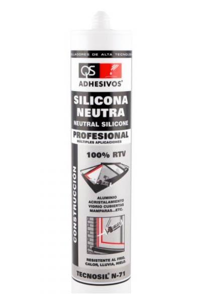 Silicone neutre pro.blanc 300ml n-71