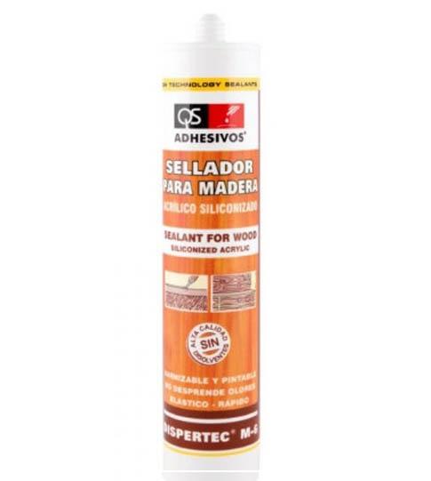 Mastic siliconise bois chene 300ml m-6