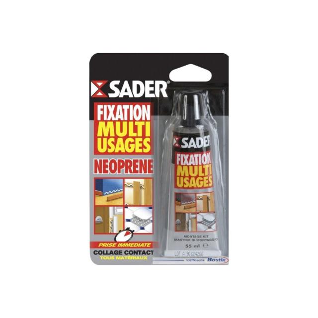 Tube colle fixation multi-usages 55ml sader